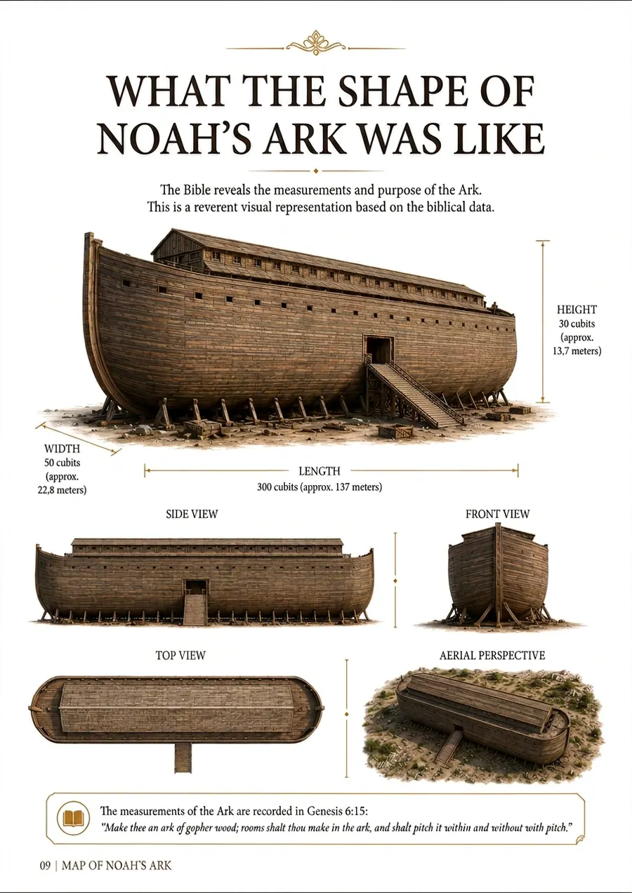 What the shape of Noah's Ark was like